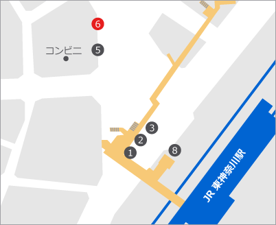JR線「東神奈川駅」西口